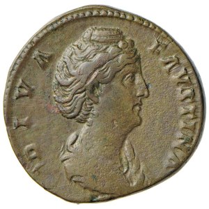 Rímske mince – Rímska ríša – Faustina I. (manželka Antonina Pia) Sesterz – Bu...