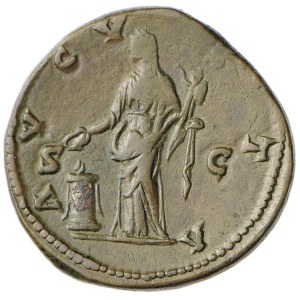 Rímske mince – Rímska ríša – Faustina I. (manželka Antonina Pia) Sesterz – Bu...