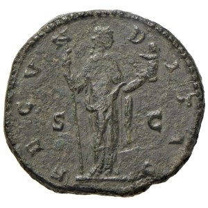 Rímske mince – Ríša – Faustina II. (manželka Marca Aurelia) As – Busta...