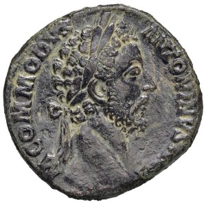 Roman coins Empire - Commodo (180-192) Sesterzio - Testa laureata a d. ...