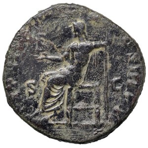 Roman coins Empire - Commodo (180-192) Sesterzio - Testa laureata a d. ...