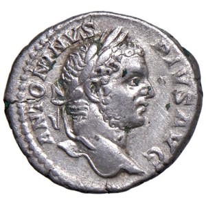 Roman Empire Coins - Caracalla (211–217) Denarius - Laureate head to the right ...