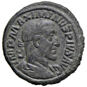 Roman Empire Coins - Maximinus (235–238) As – Laureate bust facing right – R...