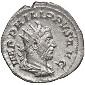 Roman Empire Coins - Philip I (244–249) Antoninianus - Radiate bust of ...