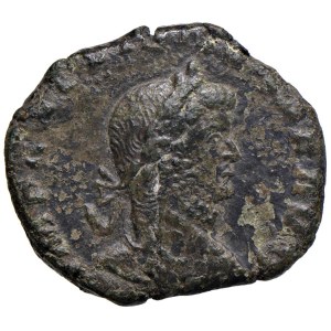 Roman coins Empire - Gallieno (253-268) Sesterzio (o Asse?) Testa laure...