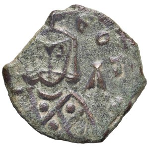 Byzantské mince – Lev V. (813–820) Follis (Syrakúzy) – pozri Sear 16...