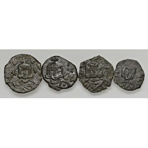 Byzantine coins - Lotto di quattro monete come da foto...