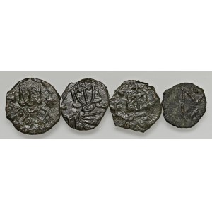 Byzantine coins - Lotto di quattro monete come da foto...