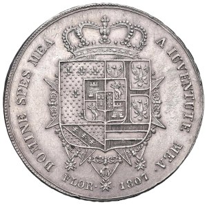 Italian coins - FIRENZE Carlo Ludovico di Borbone (1803-1807) Dena...