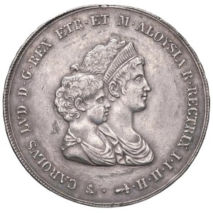 Pièces de monnaie italiennes - FLORENCE : Carlo Ludovico et Marie-Louise (1803-1807) ...