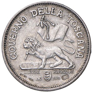 Italian Coins - FLORENCE Fiorino 1859 (1970) - AG (4.29 g) Reproduction...