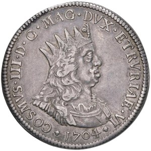 Italian coins - LIVORNO Cosimo III (1670-1723) Tollero 1704 - MIR ...