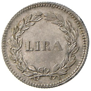 Pièces italiennes - LUCCA Carlo Ludovico de Bourbon (1824-1847) 1 lire...