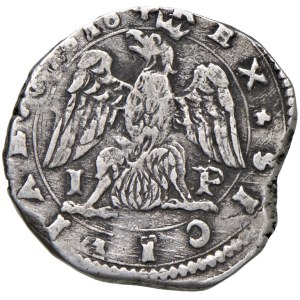 Pièces italiennes - MESSINE Philippe III (1598-1621) 4 Tarì 1618 I P - ...