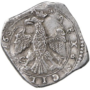 Talianske mince – MESSINA Filippo IV. (1621–1665) 4 tarì 165(?) DG V ...