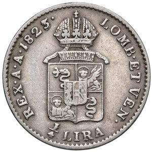 Italian Coins - MILAN, Francis I (1815–1835) Quarter of a lira, 1823...