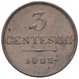Italian Coins - MILAN, Francis I (1815–1835), 3 Centesimi, 1822 - ...