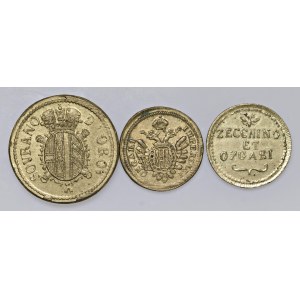 Italian Coins - Set of three coins from Milan...