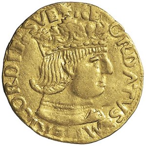 Italian Coins - NAPLES Ferdinand I (1458–1494) Ducat - MIR 64 AU...