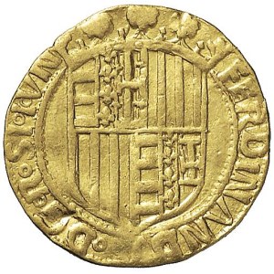 Italian Coins - NAPLES Ferdinand I (1458–1494) Ducat - MIR 64 AU...