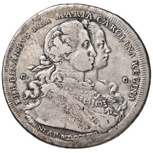 Talianske mince – NEAPOL Ferdinánd IV. (1759–1816) Piastra 1772 Fecu...