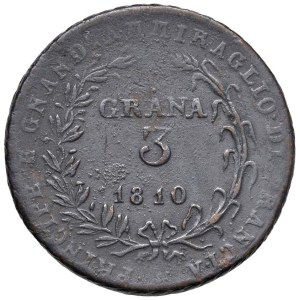 Italian Coins - NAPLES: Joachim Murat (1808–1815) 3 Grana 1810 -...