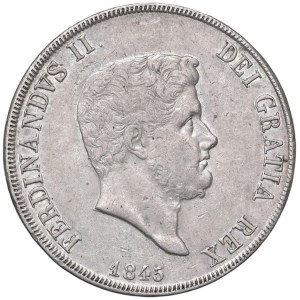 Italian Coins - NAPLES, Ferdinand II (1830–1859), Piastra, 1845 - Ma...