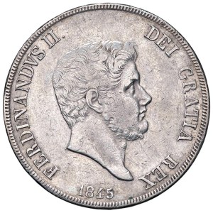 Italian Coins - NAPLES Ferdinand II (1830–1859) Piastra 1845 - Ma...