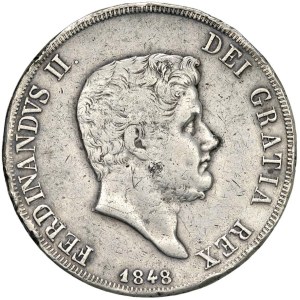 Italian Coins - NAPLES Ferdinand II (1830–1859) Piastra 1848 - Ma...