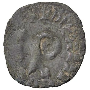 Italian coins - PISA, issued in the name of Frederick I (1150–1312) Denaro - MIR...