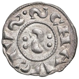 Pièces italiennes - Sienne, République (XIIe siècle-1390) Denaro - Biaggi 2...