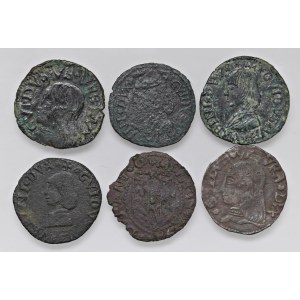 Italian coins - URBINO Set of six coins as shown in the photo...