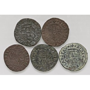 Italian coins - URBINO Lotto di cinque monete come da foto...