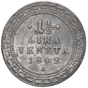 Italian Coins - VENICE, Francis II (1792–1800) One and a Half Lira, 1802...