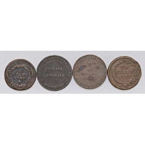 Italian coins - Set of four different coins as shown in the photo. From...