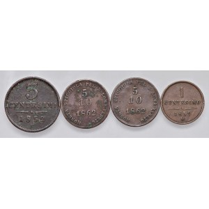 Italian coins - Set of four coins as shown in the photo. To be examined...