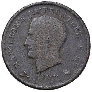 Napoleonic coins minted in Italy - Napoleon (1805–1814) Bologna - 3 Centesimi 1807 -...