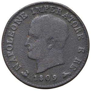 Napoleonic coins minted in Italy - Napoleone (1804-1814) Bologna - Centesimo 1809 - G...