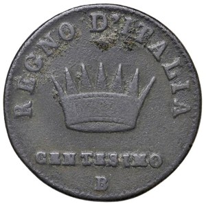 Napoleonic coins minted in Italy - Napoleone (1804-1814) Bologna - Centesimo 1809 - G...
