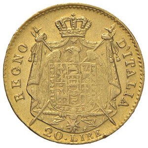 Napoleonic coins minted in Italy - Napoleone (1805-1814) Milano - 20 Lire 1808 Puntal...