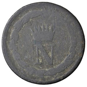 Napoleonic coins minted in Italy - Napoleon (1805–1814) Milan - 10 Centesimi 1809 -...
