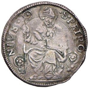Papal Coins - Adrian VI (1522–1523) Bologna - Grosso with a red symbol...