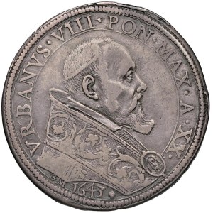 Papal Coins - Urban VIII (1623–1644) Plate 1643 A. XX - Munt....