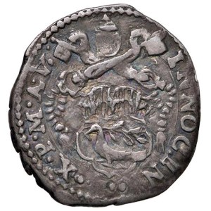 Papal coins - Innocent X (1644–1655) Mezzo grosso A. V. - Mint ...