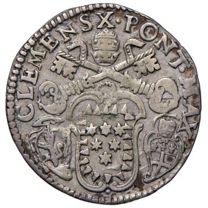 Papal Coins - Clement X (1670–1676) Bologna - Lira 1674 - Minted....