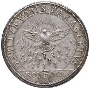 Papal coins - Sede Vacante (1676) Piastra 1676 - Munt. 1 AG (g 3...