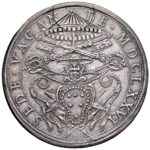 Pápežské mince – Sede vacante (1676) Platňa 1676 – Minc. 1 AG (3 g...)