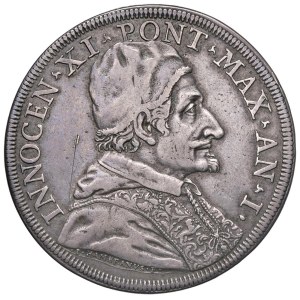 Papal Coins - Innocent XI (1676–1689) Plate A. I - Munt. 41 A...