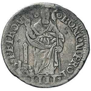 Papal coins - Clement XI (1700–1721) Bologna - Muraiola, 4 bo...