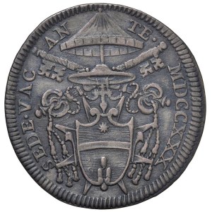Pápežské mince – Sede Vacante (1730) Giulio 1730 – Mincovňa 4 AG (2,98...